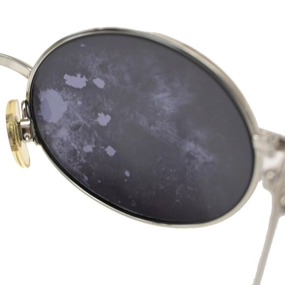 CHANEL CC Sunglasses Eye Wear Mirror Lens Metal Plastic Silver